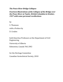 The Peace River Bridge Collapse