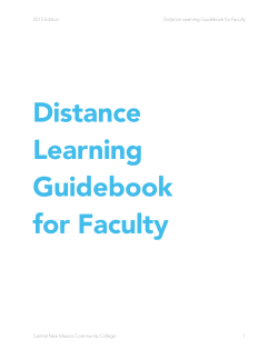 DL Faculty Guidebook