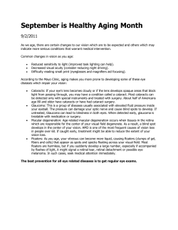 September is Healthy Aging Month