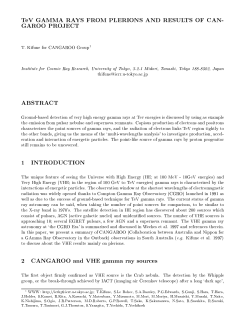 TeV GAMMA RAYS FROM PLERIONS AND RESULTS OF CAN