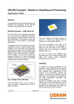 OSLON Compact - Osram Opto Semiconductors