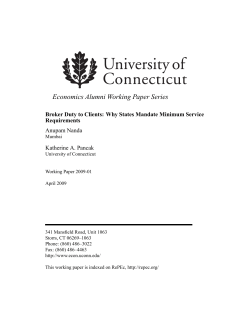 Economics Alumni Working Paper Series