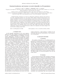 Structural incoherency and structure reversal in bimetallic Au