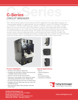 C-Series Circuit Breaker Datasheet