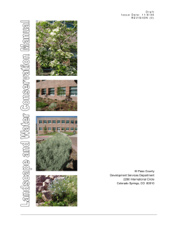 Landscape Design Manual