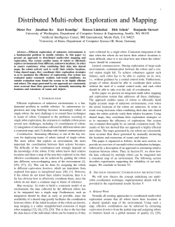 Distributed Multi-robot Exploration and Mapping
