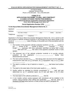 EQUUS BEDS GROUNDWATER MANAGEMENT DISTRICT NO. 2