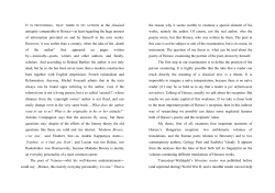 antiquity comparable to Horace―at least regarding the huge