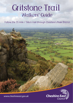 Gritstone Trail - Visit Cheshire