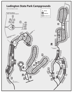 Ludington State Park Campground Full Map