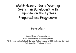 Multi-Hazard Early Warning System in Bangladesh with