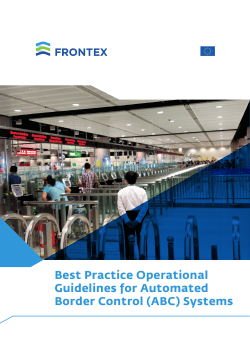 Best Practice Operational Guidelines for Automated Border