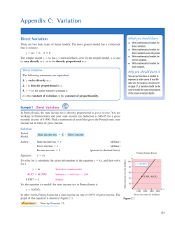 Appendix C: Variation