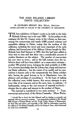 Dante - Manchester eScholar - The University of Manchester