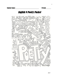 english 9 poetry packet 2017