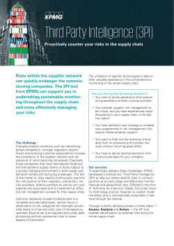 Third Party Intelligence