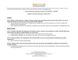 Fossils and Geologic Time Scale