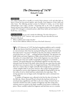 The Discovery of `1470`