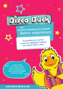 Dance Teachers - See the brochure