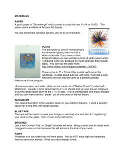 MATERIALS PAPER A good paper is "Stonehenge" which comes in