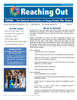 In this issue: Back to School!