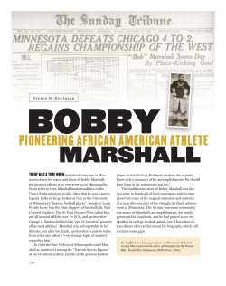 Bobby Marshall - Collections - Minnesota Historical Society