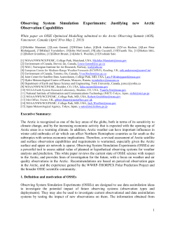Observing System Simulation Experiments