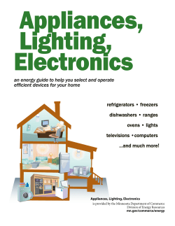 an energy guide to help you select and operate efficient devices for