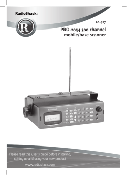 PRO-2054 300 channel mobile/base scanner