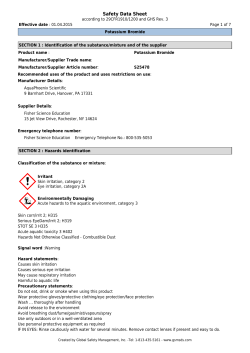 Safety Data Sheet - Fisher Scientific