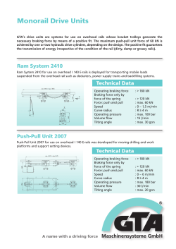 product broschure - GTA Maschinensysteme GmbH