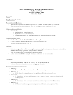 The Power of Words - Teaching American History