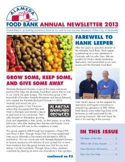 annual newsletter 2013