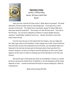 Operation Trinity 39 clues