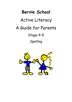 Active Literacy Spelling Stage 4 and 5