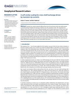 A self-similar scaling for cross-shelf exchange