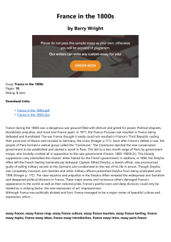 France in the 1800s - Dharma Yoga Center