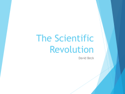 The Scientific Revolution