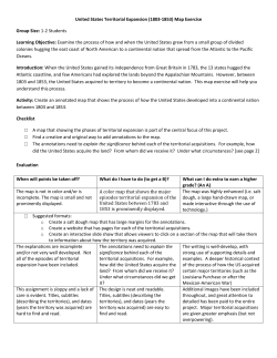 United States Territorial Expansion (1803