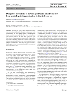 Dissipative corrections to particle spectra and anisotropic flow from a