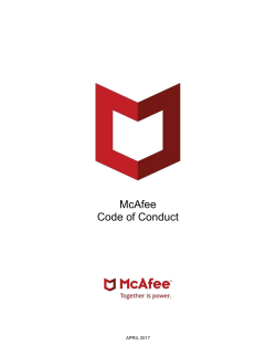 McAfee Code of Conduct