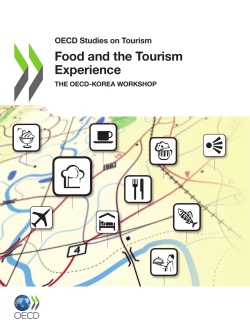 OECD Studies on Tourism : Food and the Tourism Experience
