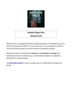 Sample Pages from Ashland Falls