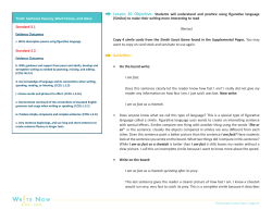 third grade writing program sample