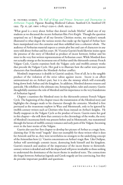 reviews - Arthuriana