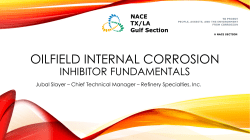 NACE Oilfield Internal Corrosion Fundamentals 1-19-2016