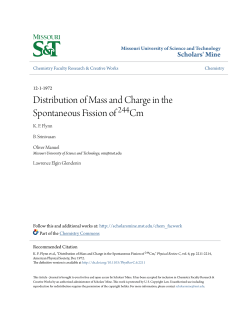 Distribution of Mass and Charge in the
