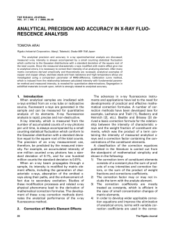 THE RIGAKU JOURNAL VOL. 21 / NO. 2 / 2004, 26–38