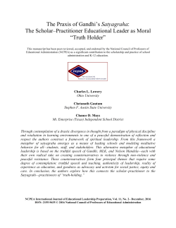 The Scholar&ndash;Practitioner Educational Leader as Moral