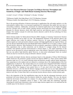 How New Electron Detector Concepts Can Help to Increase